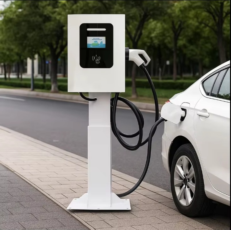 Dc Fast Charger 30Kw Wallbox Commercial - เครื่องชาร์จรถยนต์ไฟฟ้าแบบเร็ว 30KW DC CCS OCPP1.6 สำหรับติดผนัง